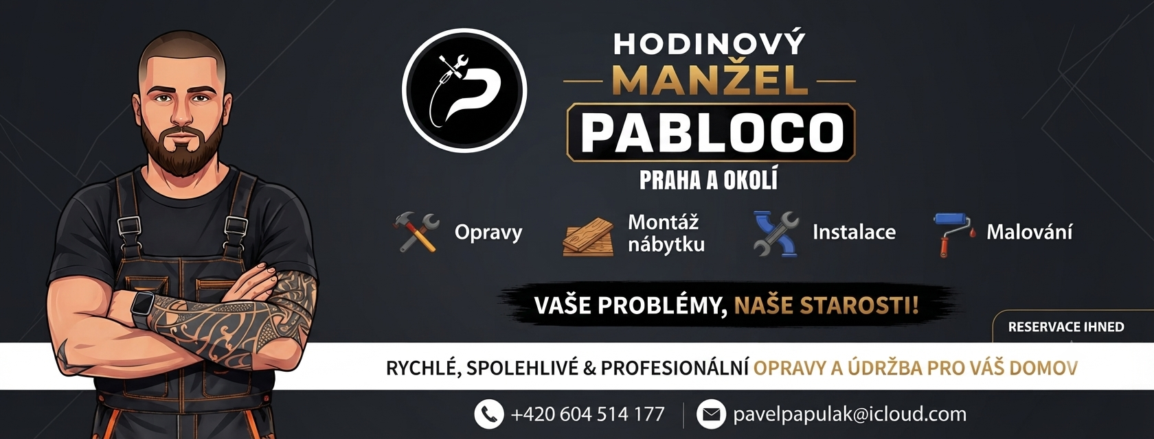 Hodinový manžel Pabloco – Praha